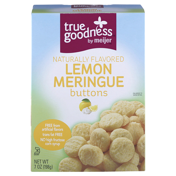 slide 1 of 1, True Goodness Lemon Meringue Buttons, 7 oz