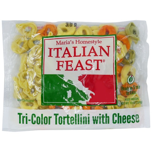 slide 1 of 1, Italian Feast Tri Color Tortellini, 13 oz