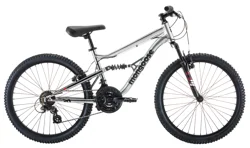Schwinn MONGOOSE 24" LIMESTONE SILVER MOUNTAIN BIKE 21 SPEED