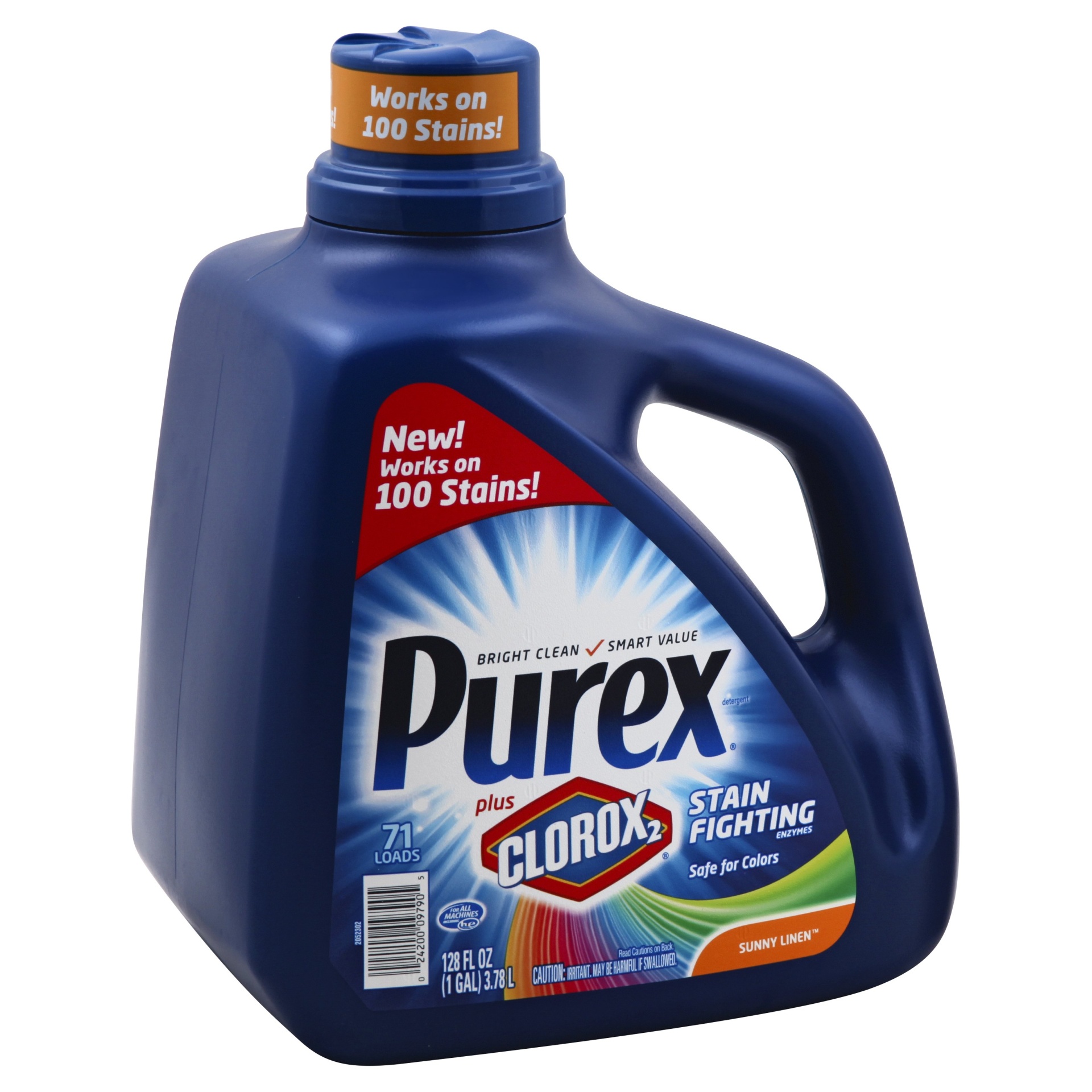 slide 1 of 1, Purex Clorox 128 oz, 128 fl oz