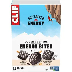 Clif Bar Energy Bites, Cookies & Creme, 5 ct