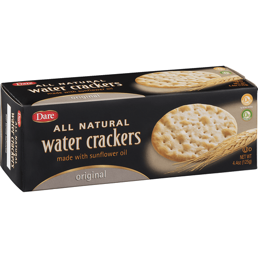 slide 2 of 9, Dare All Natural Original Water Crackers, 4.4 oz