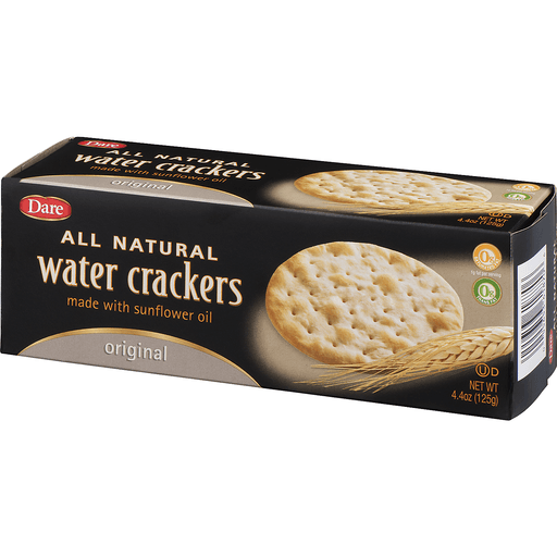 slide 3 of 9, Dare All Natural Original Water Crackers, 4.4 oz