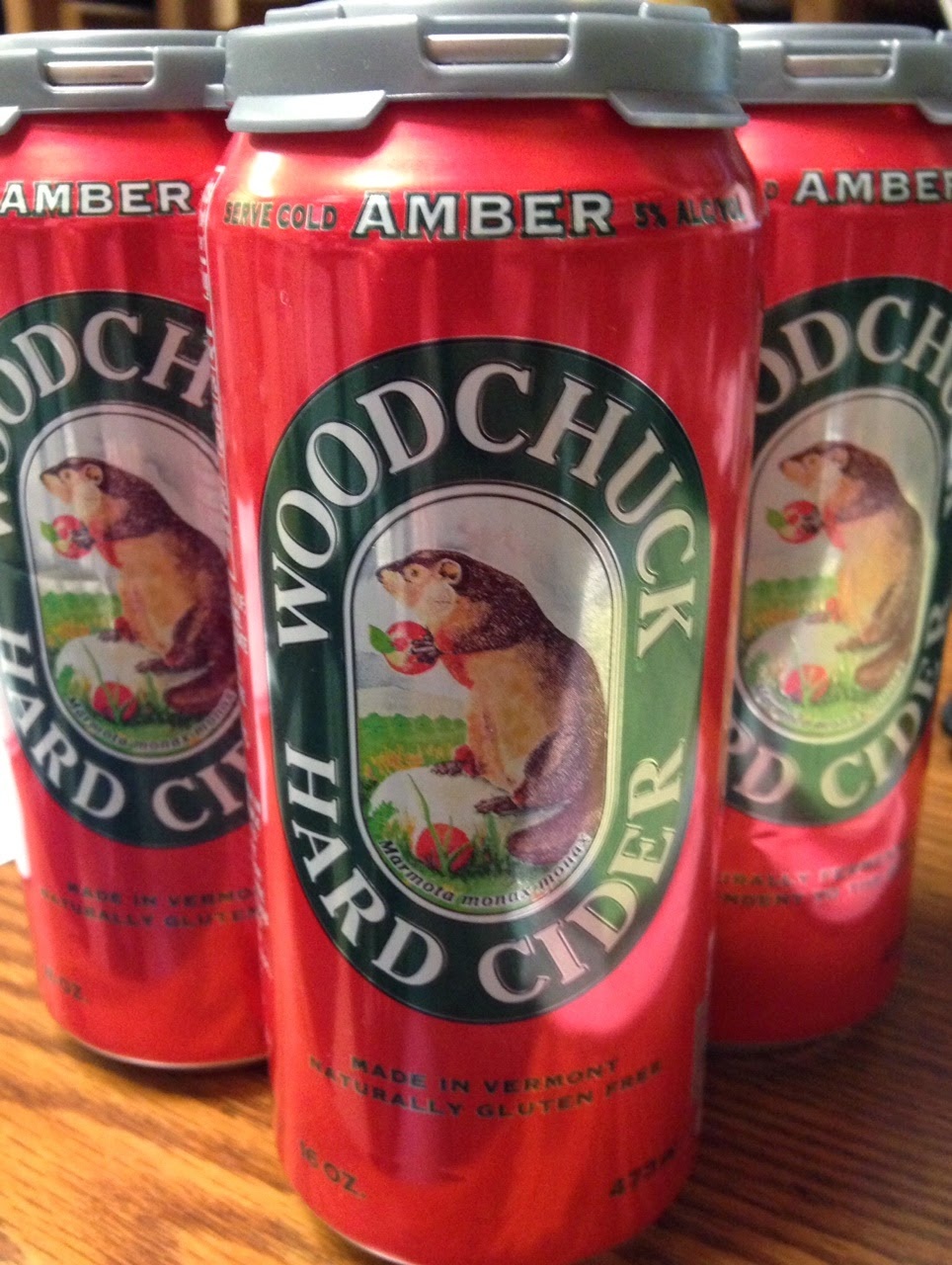 slide 1 of 1, Woodchuck Amber, 4 ct; 16 oz