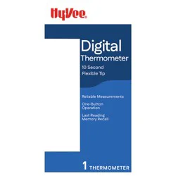 Hy-Vee Hy-Vee 10 Second Flexible Tip Digital Thermometer 1 Each