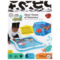 Baby Einstein Opuss Ocean of Discovery Water Play Mat Tummy Time Sensory Toy