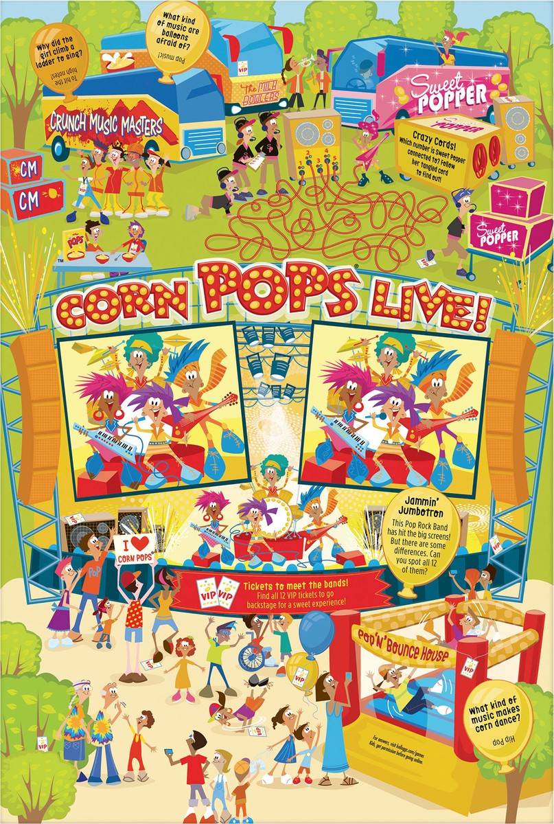 slide 8 of 8, Corn Pops Kellogg's Corn Pops Cold Breakfast Cereal Original, 7.8 oz, 7.8 oz