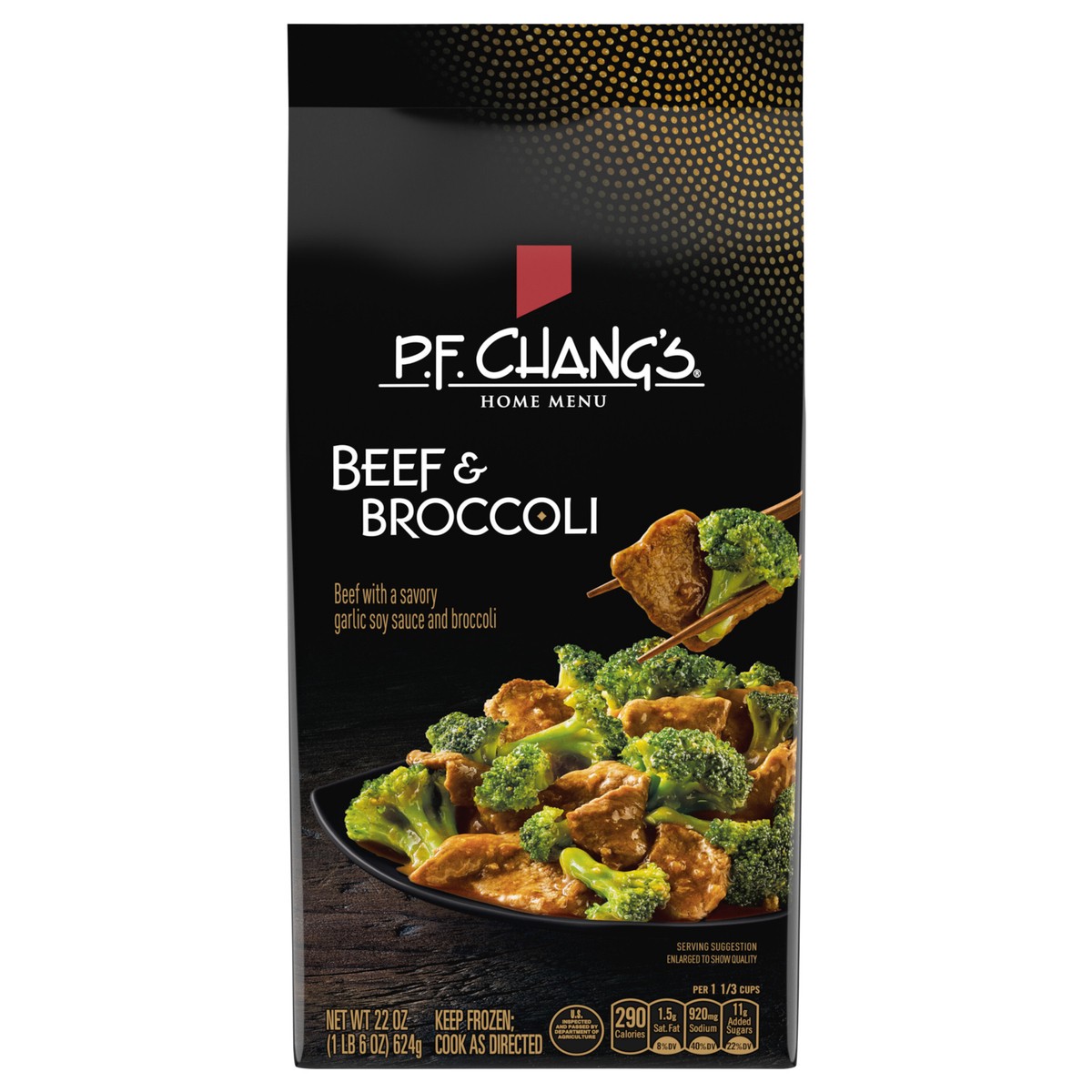 slide 1 of 5, P.F. Chang's Home Menu Beef and Broccoli Skillet Meal, Frozen Dinner, 22 oz., 22 oz