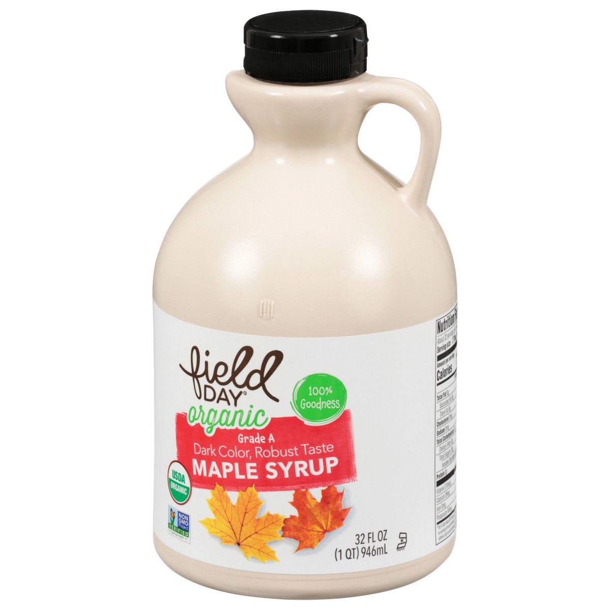 slide 5 of 14, Field Day Robust Taste Dark Color Organic Maple Syrup 32 fl oz, 32 fl oz