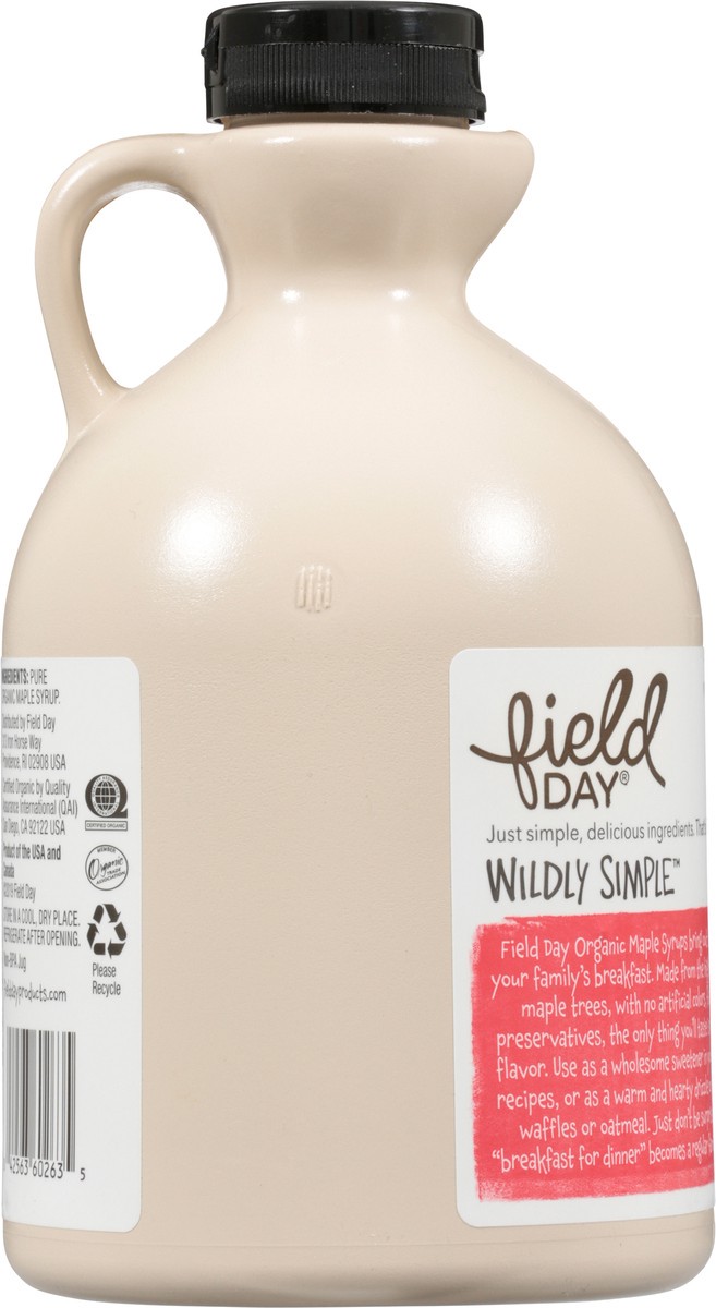 slide 9 of 14, Field Day Robust Taste Dark Color Organic Maple Syrup 32 fl oz, 32 fl oz