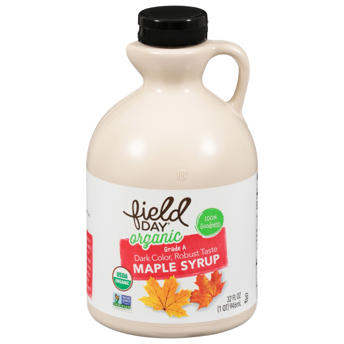 slide 1 of 14, Field Day Robust Taste Dark Color Organic Maple Syrup 32 fl oz, 32 fl oz