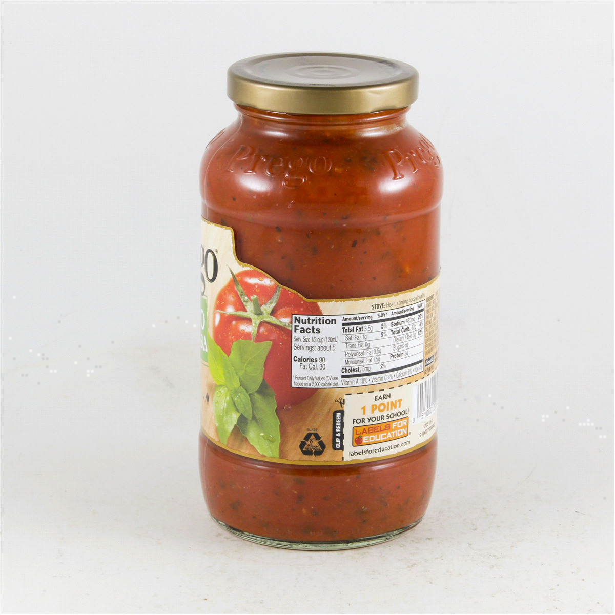 slide 3 of 5, Prego Pesto Marinara Italian Sauce, 24 oz