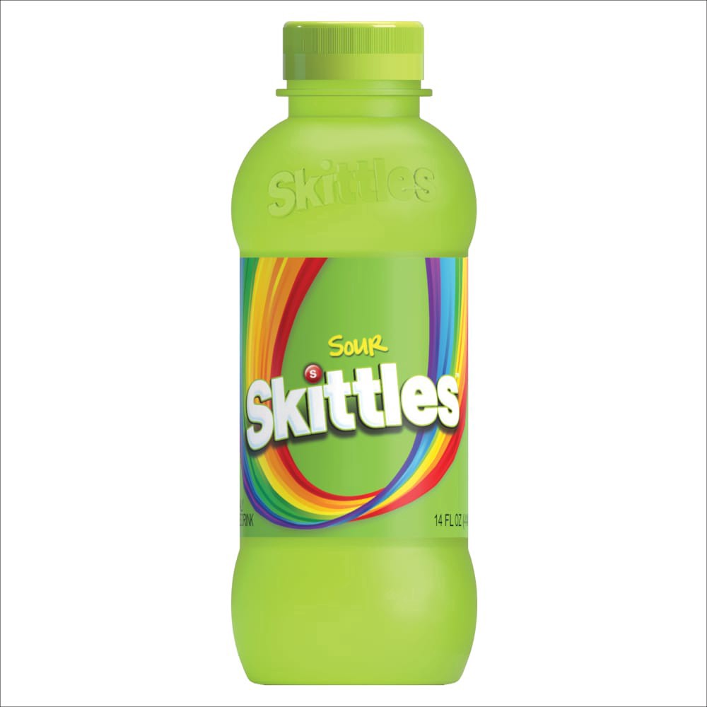 slide 1 of 3, Skittles Sour Drink 14 fl oz, 14 fl oz