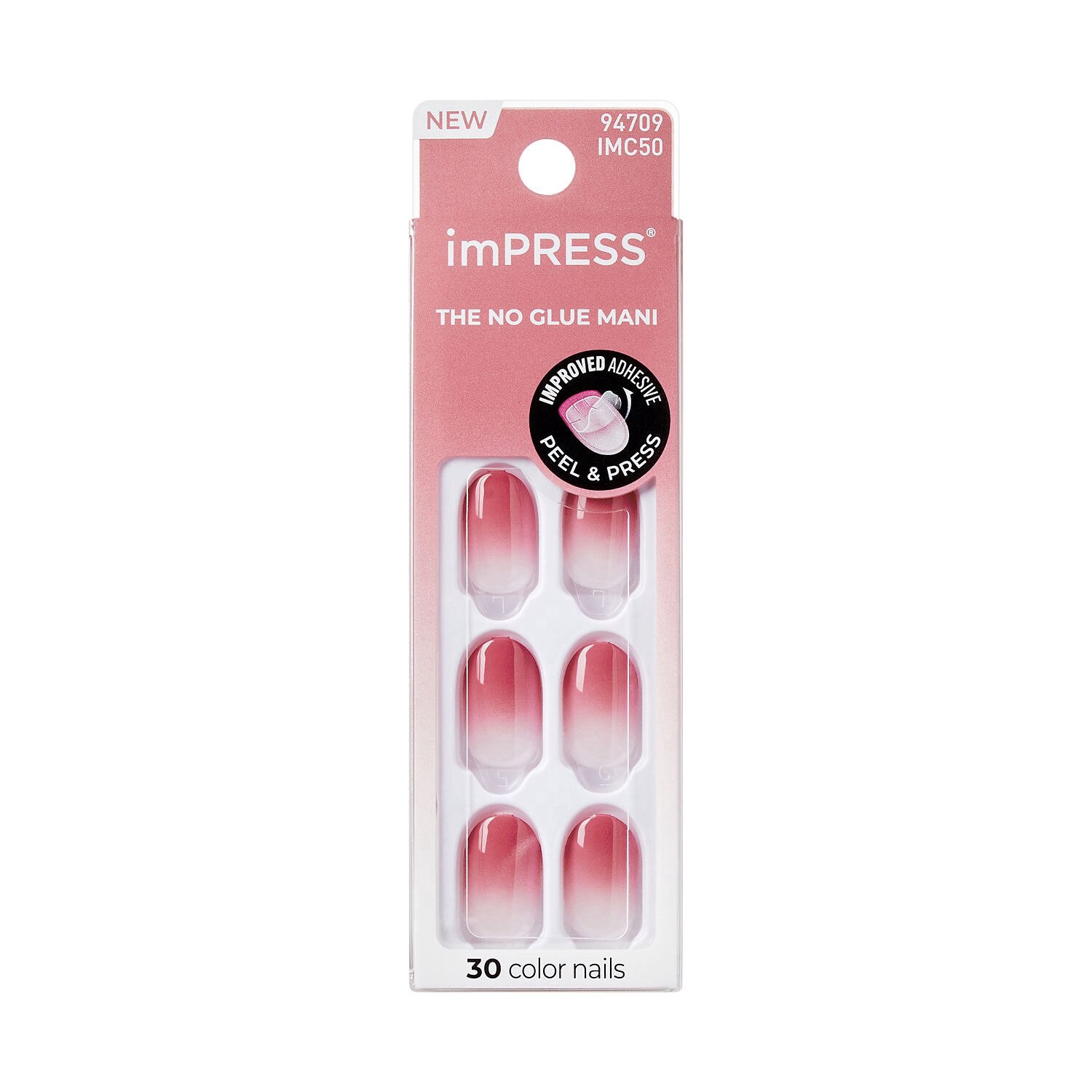 slide 1 of 1, KISS NAIL Ks Impress Color Nails - Beat The Heat, 1 ct