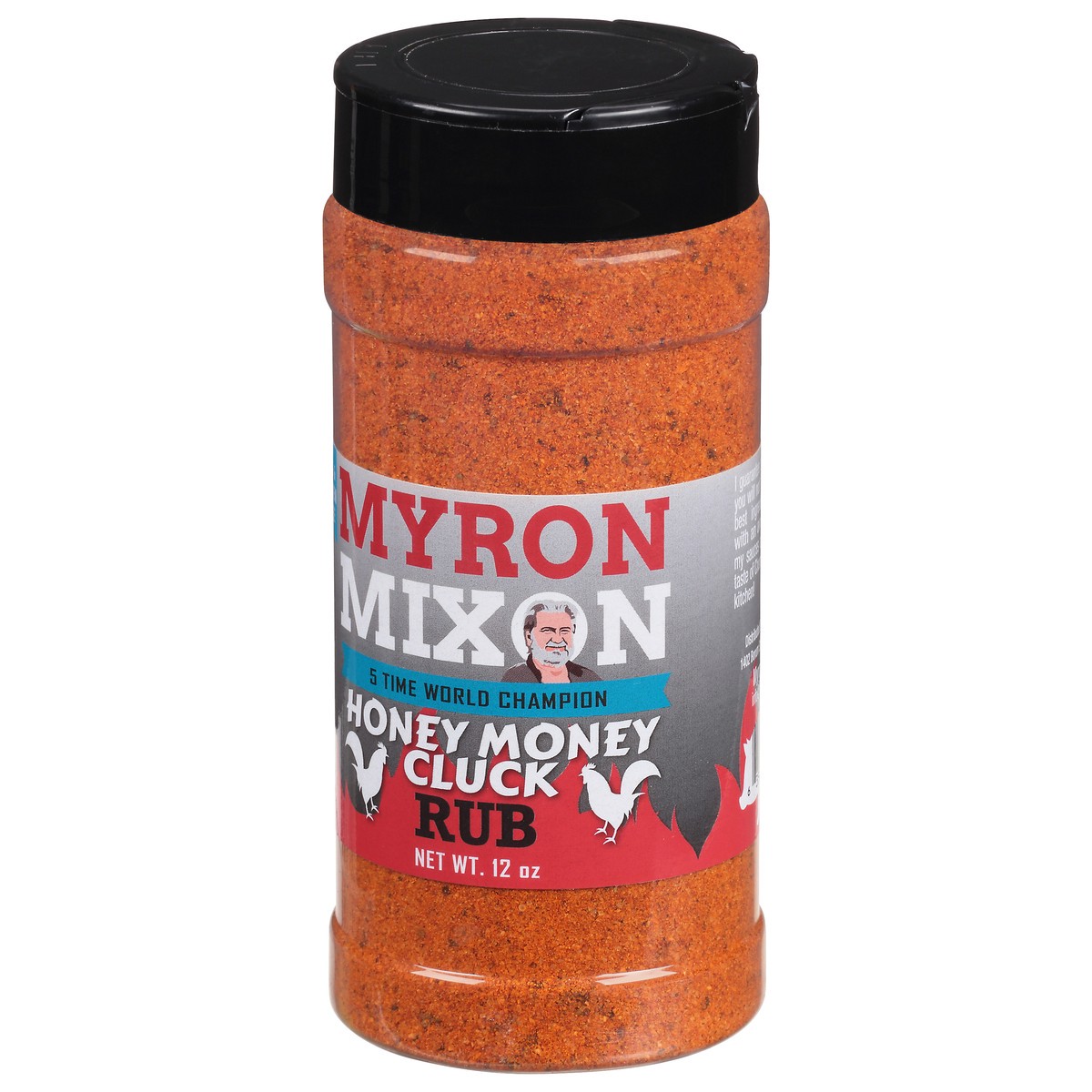 slide 4 of 9, Myron Mixon Honey Money Cluck Rub 12 oz, 12 oz