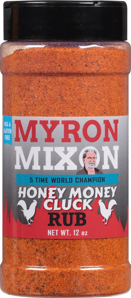 slide 5 of 9, Myron Mixon Honey Money Cluck Rub 12 oz, 12 oz