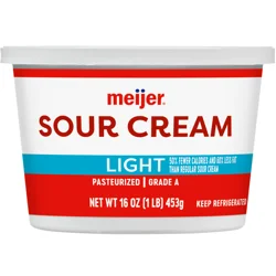 Meijer Light Sour Cream, 16 Oz