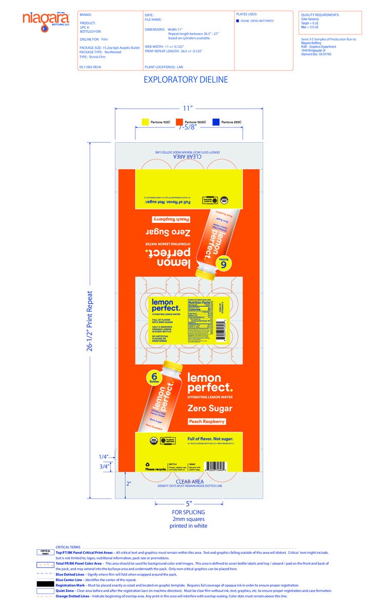 slide 3 of 11, Lemon Perfect Peach Raspberry Hydrating Lemon Water- 6 ct, 6 ct; 15.2 oz