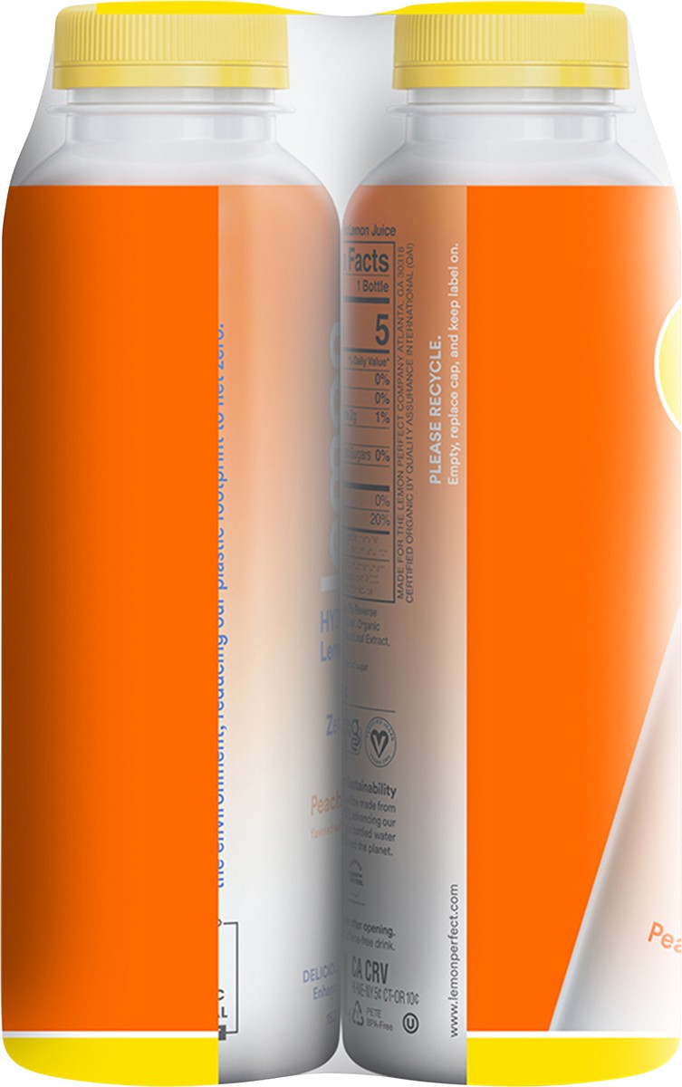 slide 6 of 11, Lemon Perfect Peach Raspberry Hydrating Lemon Water- 6 ct, 6 ct; 15.2 oz