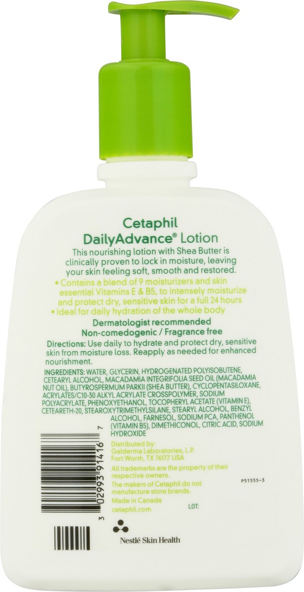 slide 4 of 11, Cetaphil Ultra Hydrating Daily Advance Lotion, 16 oz