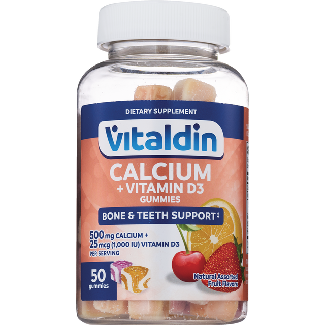 slide 1 of 1, Vitaldin Adult Calcium Gummies, 50 ct