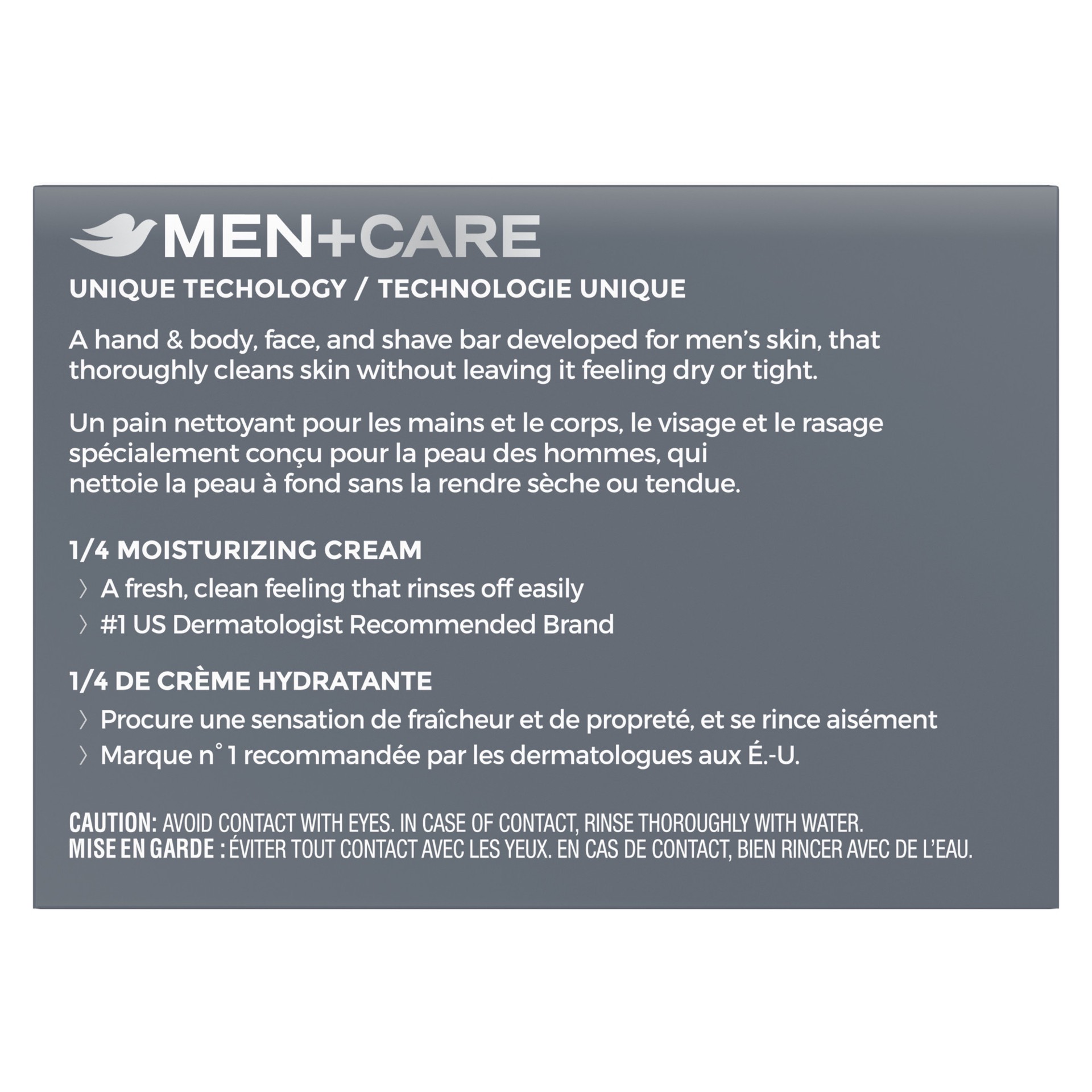 slide 3 of 4, Dove Men+Care Body and Face Bar Cleanser Extra Fresh, 2.6 oz, 1 Bar, 2.6 oz