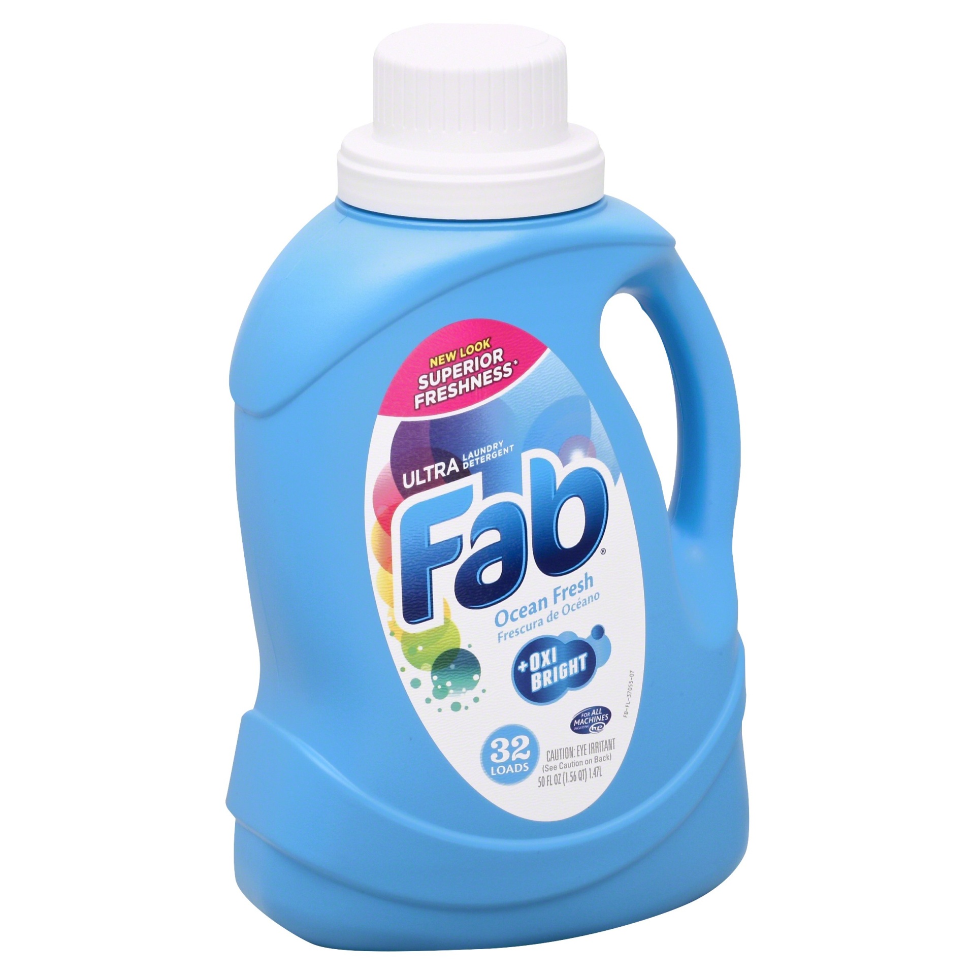 slide 1 of 1, fab Laundry Detergent 50 oz, 50 oz