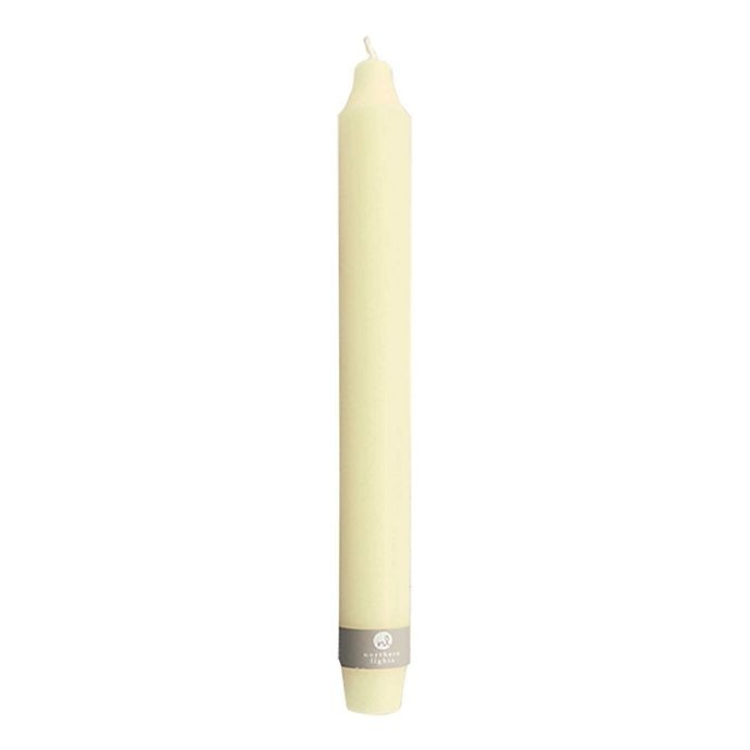 slide 1 of 1, Northern Lights Candles 10-Inch Premium Wide Taper Candle - Pure Ivory, 1 ct