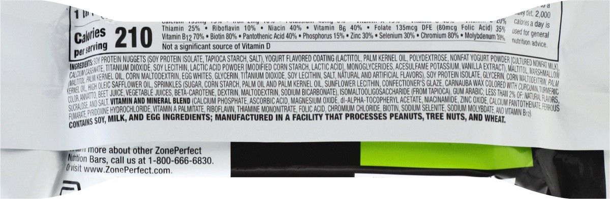 slide 12 of 12, Zone Perfect Macros Bar 1.76 oz, 1.76 oz