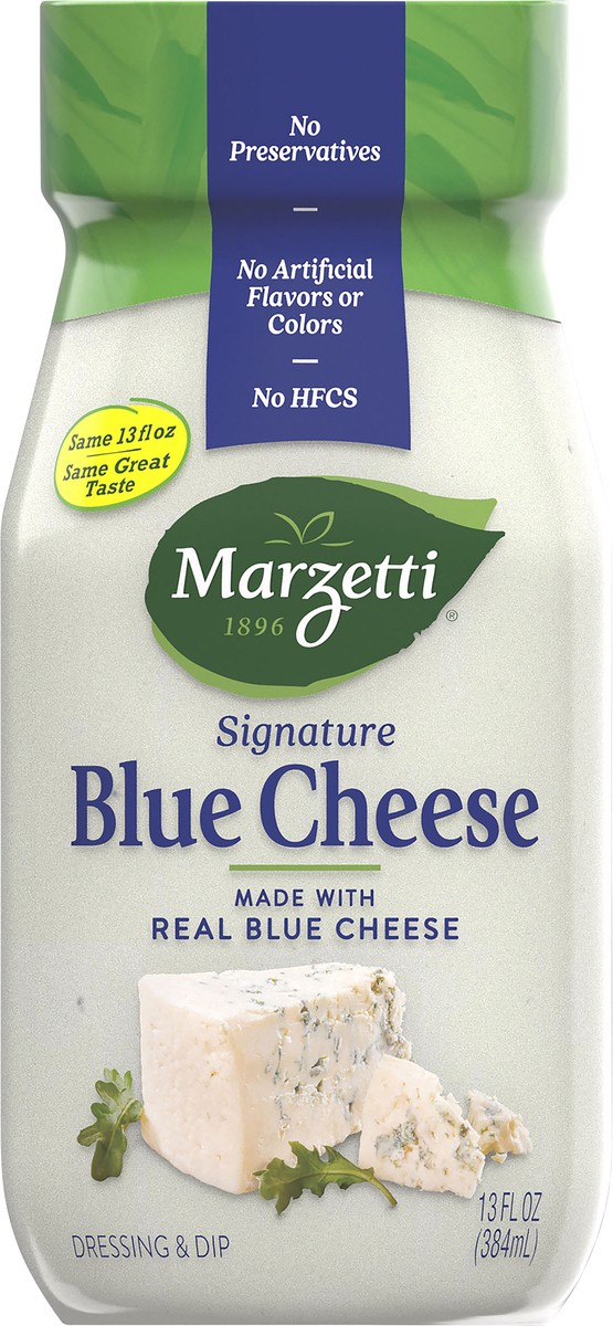 slide 7 of 9, Marzetti Signature Blue Cheese Dressing & Dip, 13 fl oz