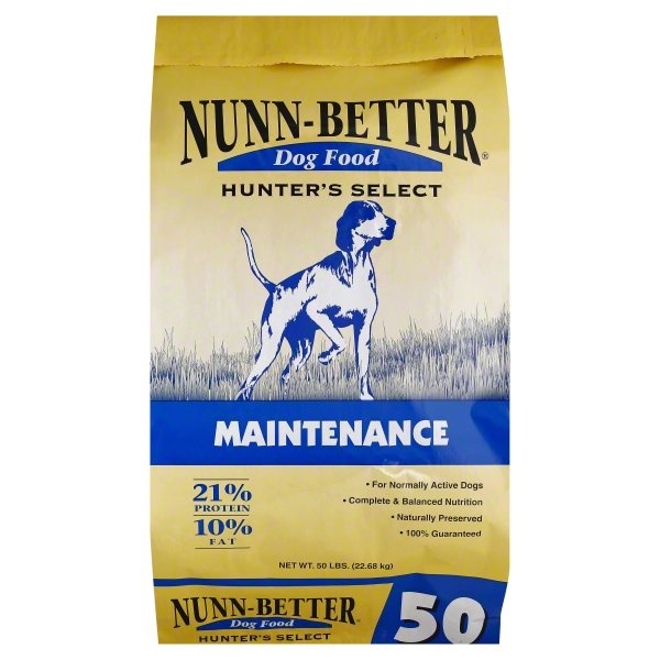 slide 1 of 1, Nunn Better Hunter's Select Maintenance Dog Food, 50 lb