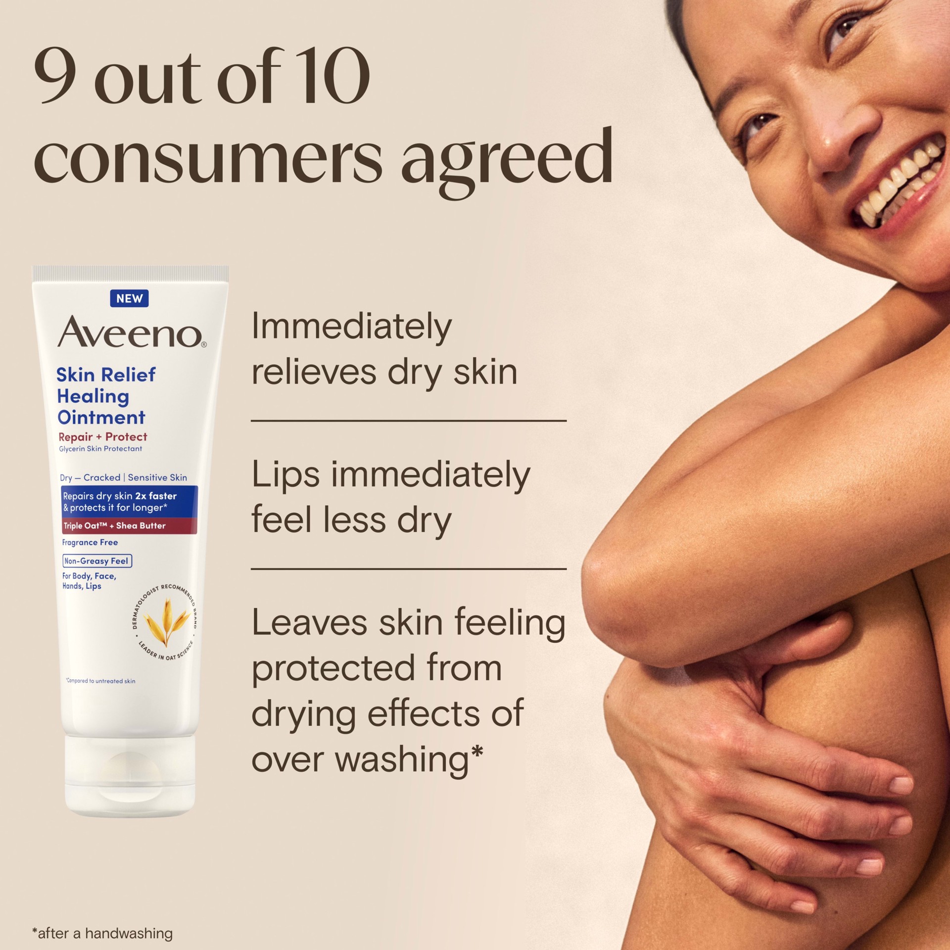 slide 4 of 9, Aveeno Skin Relief Healing Ointment, Fragrance-Free, 7.2 Oz, 7.2 oz