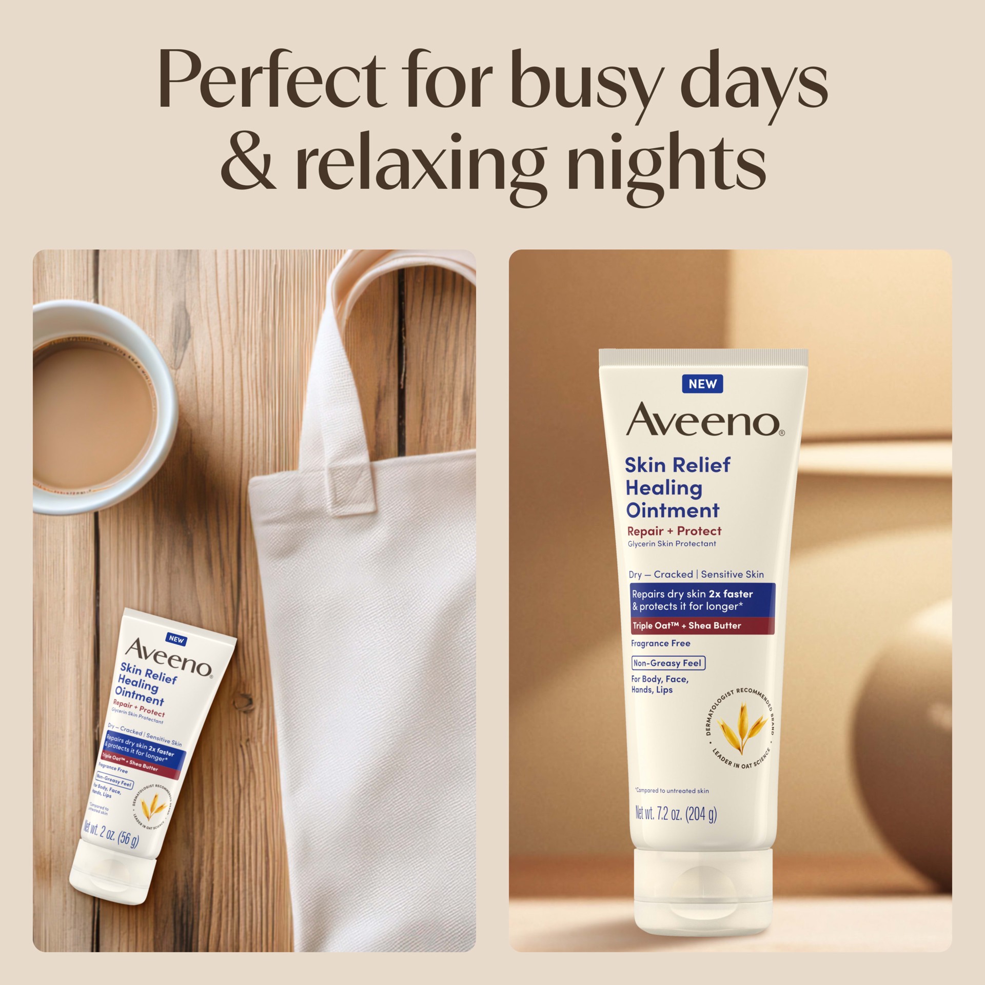 slide 3 of 9, Aveeno Skin Relief Healing Ointment, Fragrance-Free, 7.2 Oz, 7.2 oz