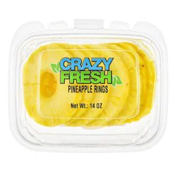 Crazy Fresh Pineapple Rings - 14 oz