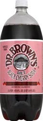 Dr. Brown's Diet Black Cherry Soda - 2 liter