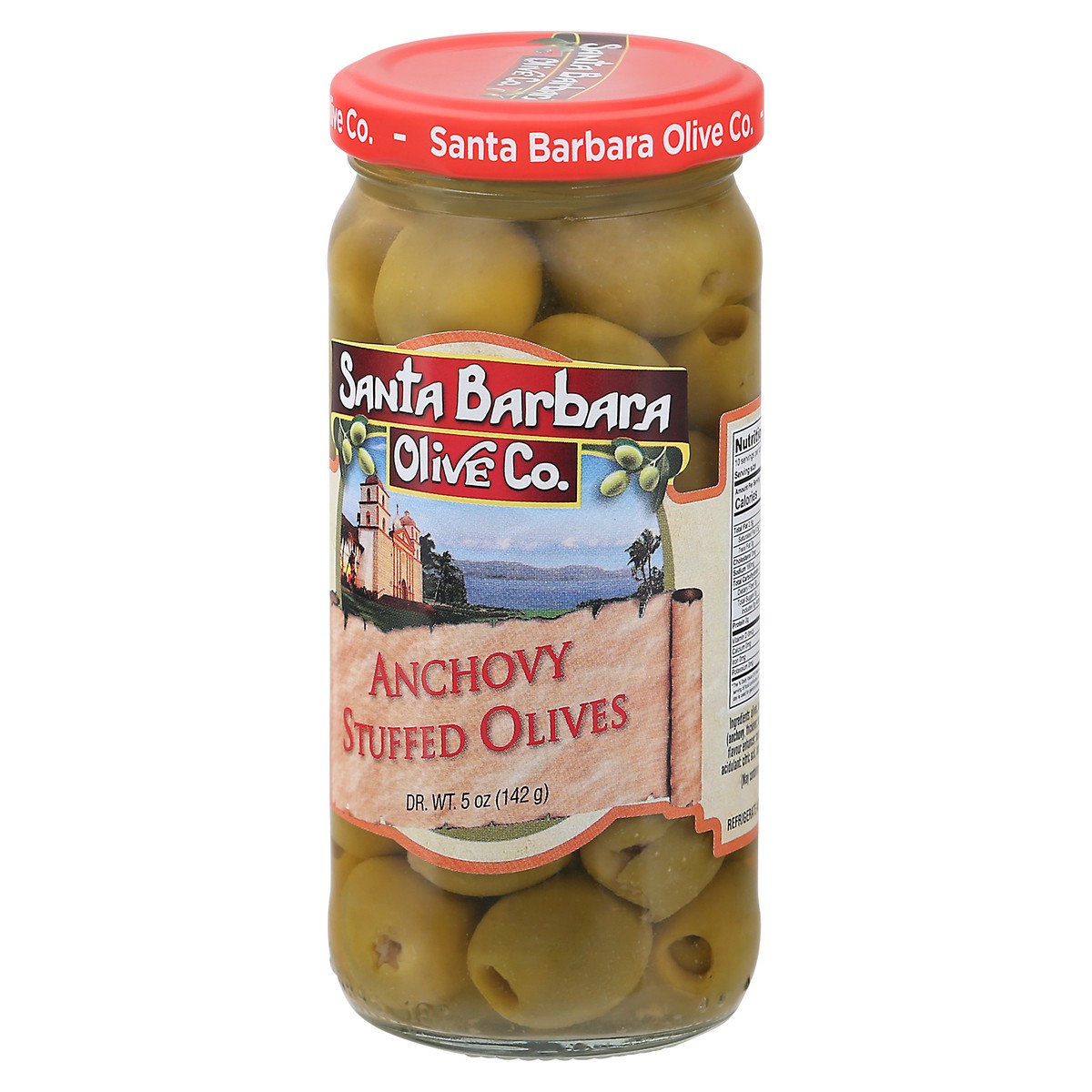 slide 3 of 14, Santa Barbara Olive Co. Anchovy Stuffed Olives, 5 oz