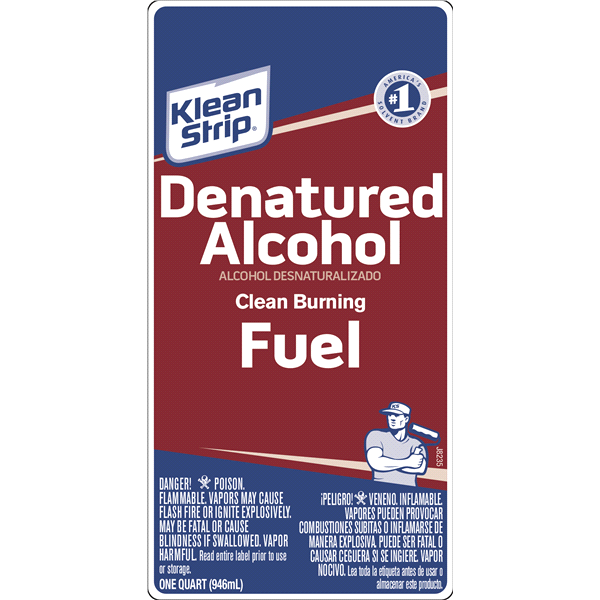 slide 4 of 5, Klean Strip Denatured Alcohol, 1 qt