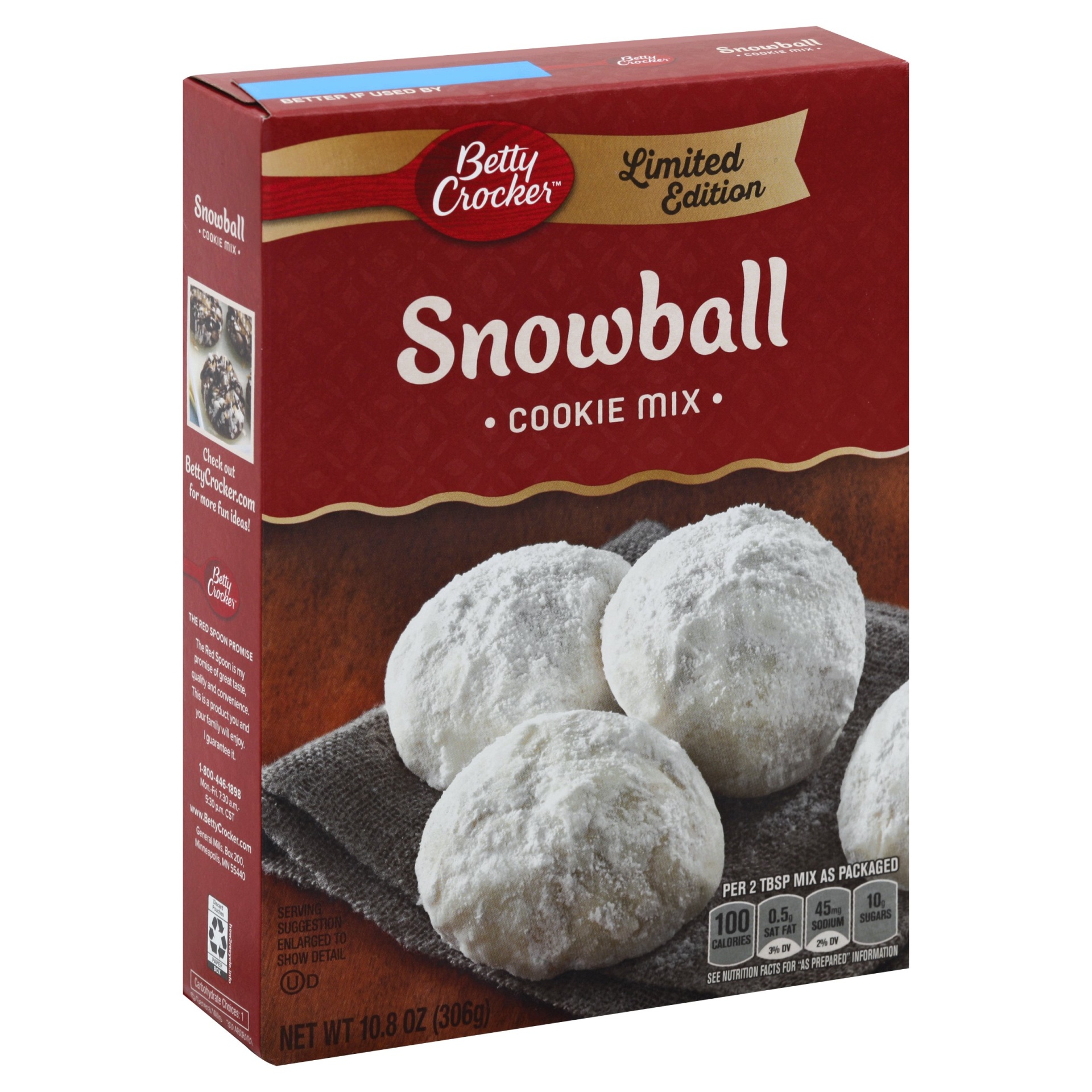 slide 1 of 1, Betty Crocker Snowball Cookie Mix, 10.8 oz