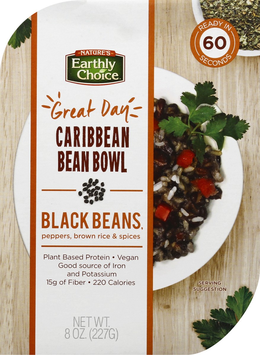 slide 10 of 12, Nature's Earthly Choice Caribbean Bean Bowl 8 oz, 8 oz