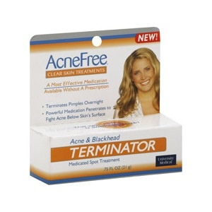 slide 1 of 1, Acnefree Clear Skin Treatments Acne & Blackhead Terminator, 0.75 oz