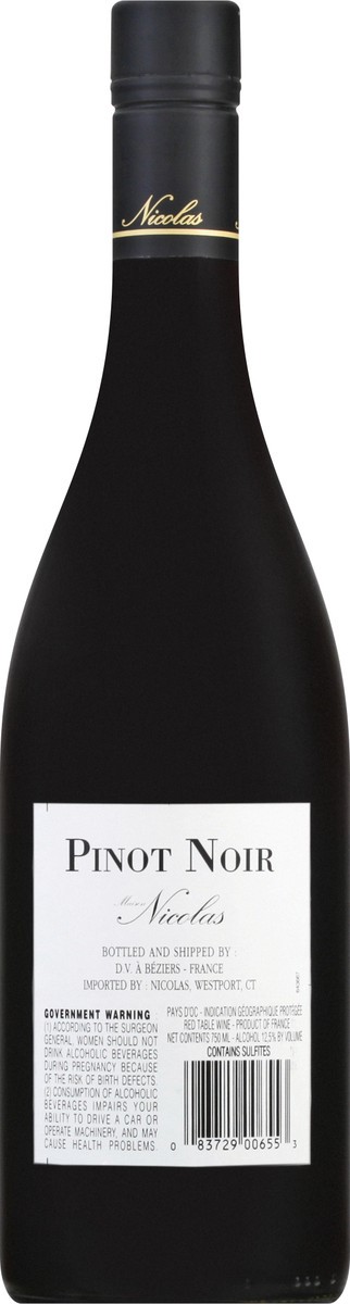 slide 5 of 9, Maison Nicolas Pinot Noir 750 ml, 750 ml