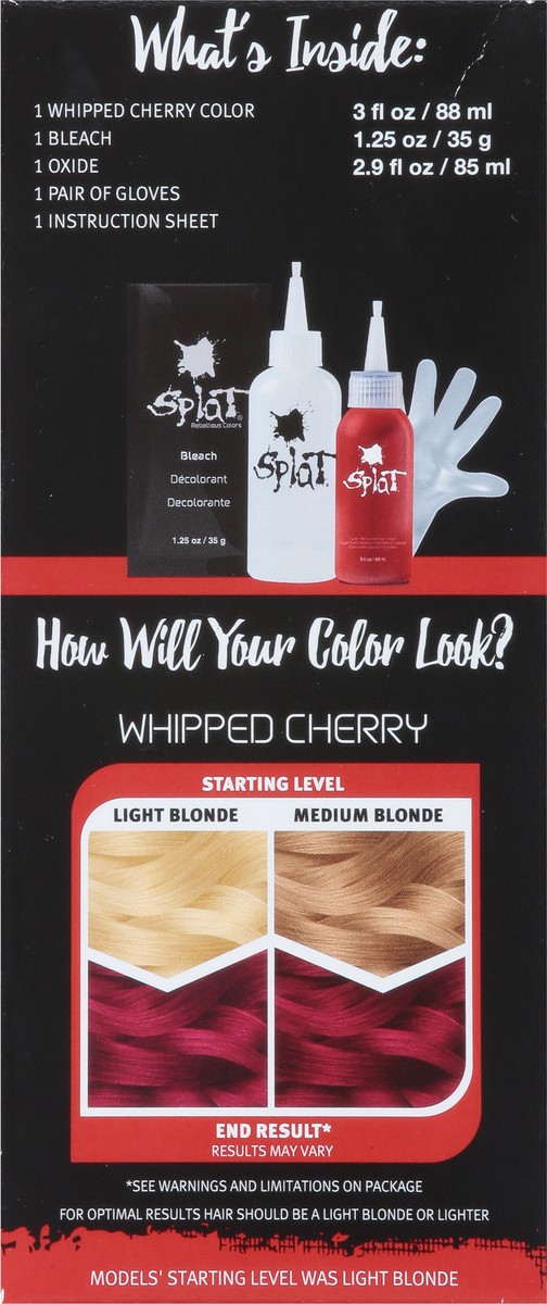 slide 6 of 13, Splat Rebellious Colors Whipped Cherry Complete Kit Hair Color 1 ea, 1 ct