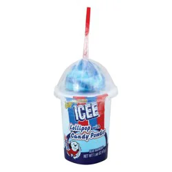 ICEE Red Cherry Lollipop with Candy Powder 1.6 oz