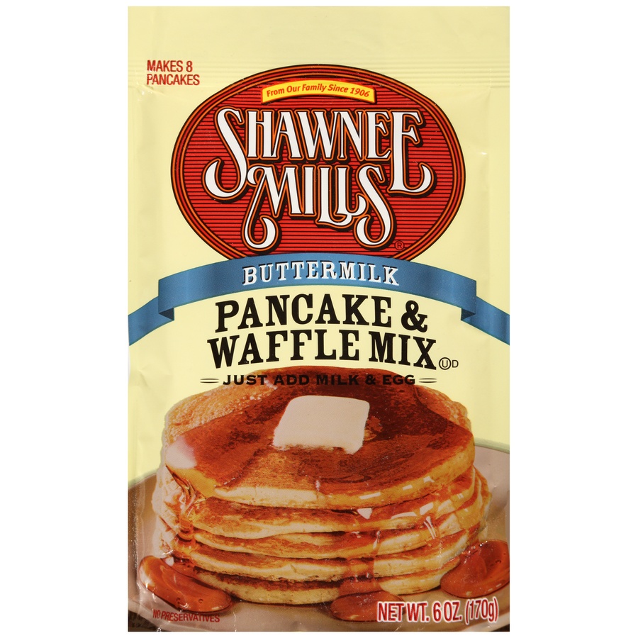 slide 1 of 6, Shawnee Mills Buttermilk Pancake & Waffle Mix, 6 oz