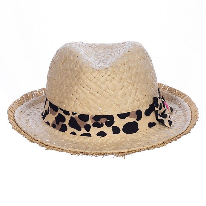 slide 2 of 4, Nolan Originals Toddler Bow Trim Fedora - Leopard, 1 ct