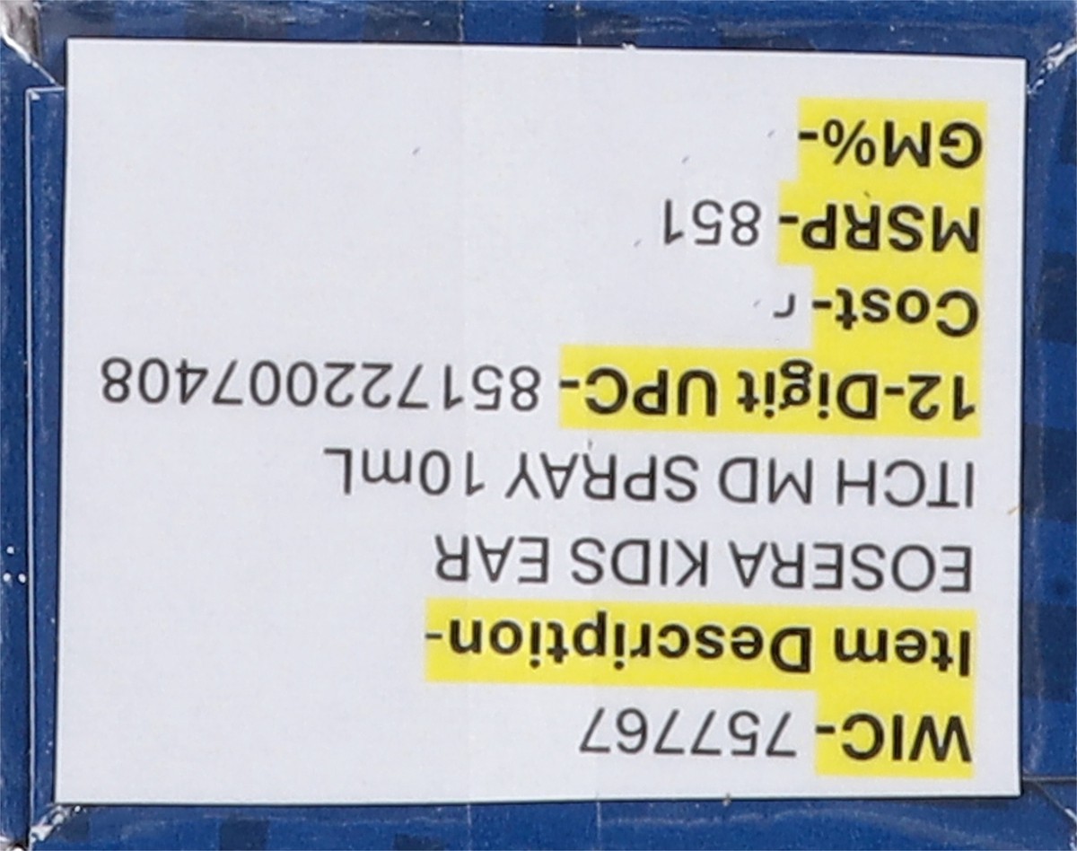 slide 2 of 13, Ear Itch MD For Kids Intensive Soothing Spray 0.34 fl oz, 0.34 fl oz