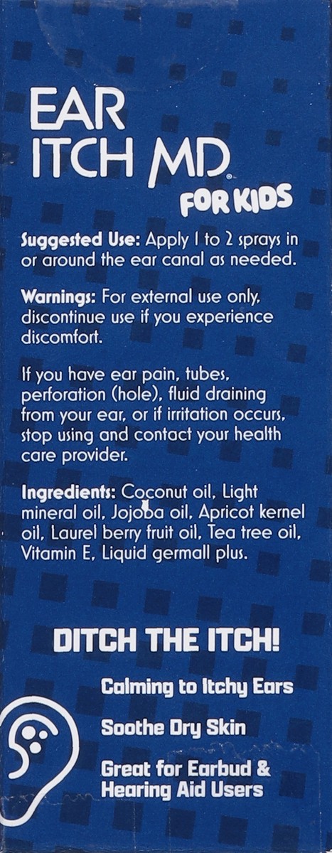 slide 11 of 13, Ear Itch MD For Kids Intensive Soothing Spray 0.34 fl oz, 0.34 fl oz