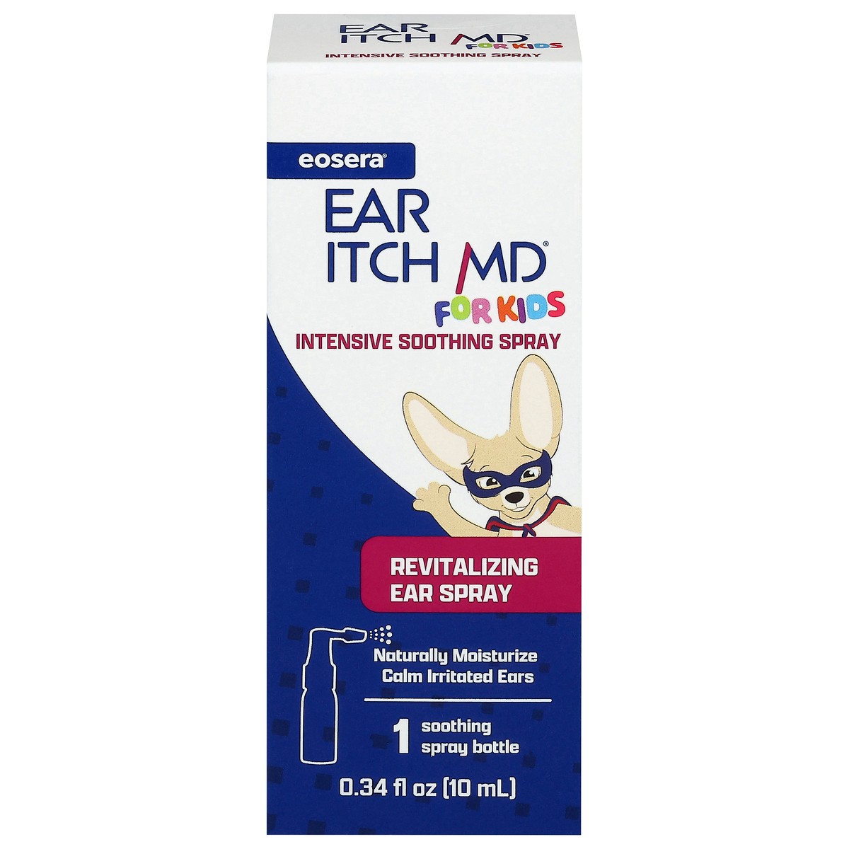 slide 1 of 13, Ear Itch MD For Kids Intensive Soothing Spray 0.34 fl oz, 0.34 fl oz