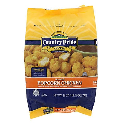 slide 1 of 1, Country Pride Popcorn Chicken, 26 oz