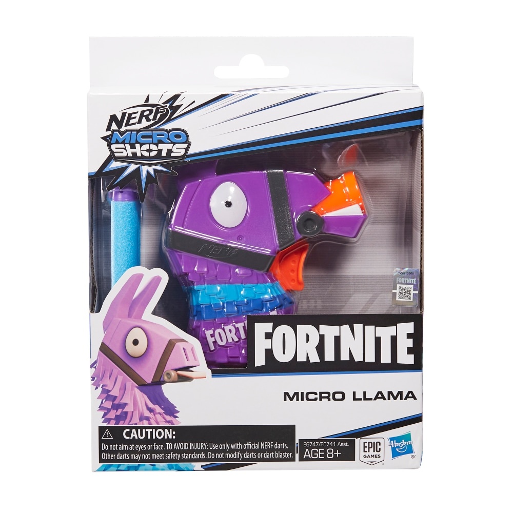 slide 1 of 1, Nerf Micro Shots Fortnite Micro Llama Dart-Firing Toy Blaster, 1 ct